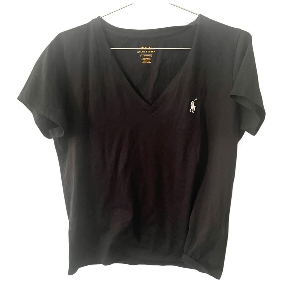 Polo Ralph Lauren basic black tee shirt | Size Large | EUC